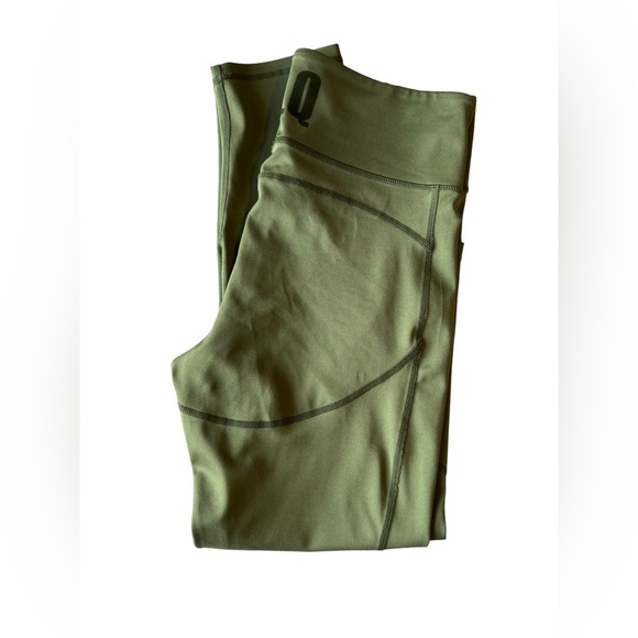 CLIQUE Woman's Olive Workout Leggings, Size 10 - Picture 4 of 9